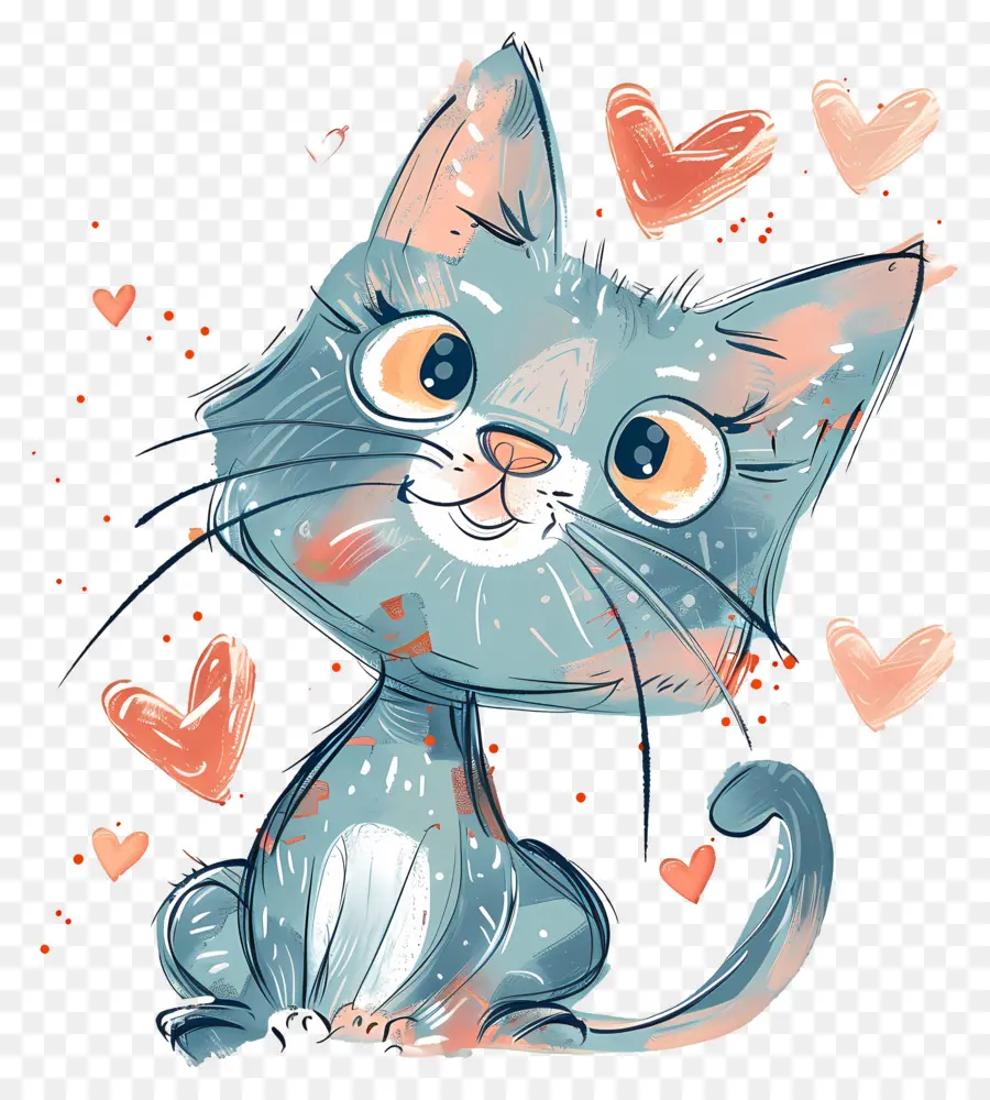 Gato，El Día De San Valentín PNG