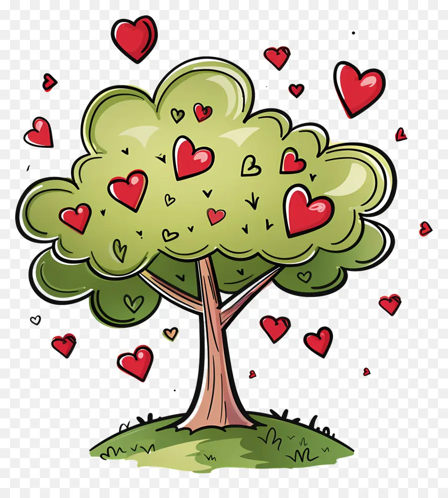 Árbol，El Día De San Valentín PNG