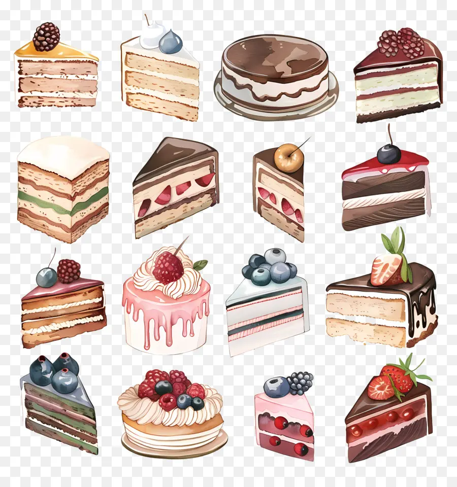 Tortas，Postres PNG