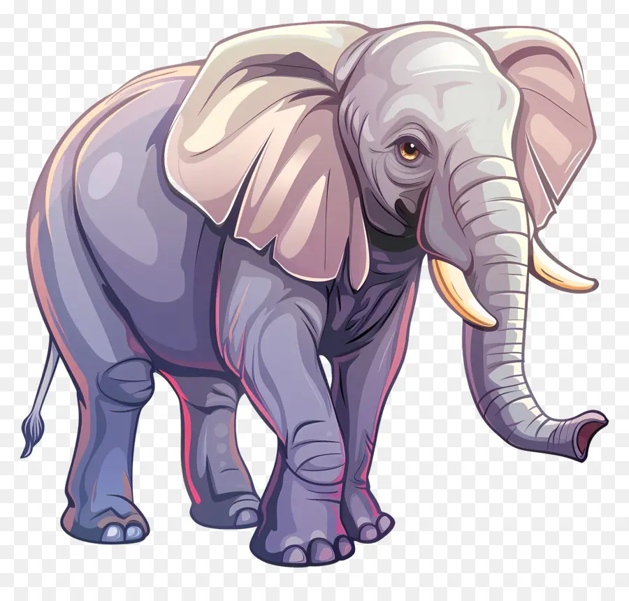 Elefante，Piel Gris PNG