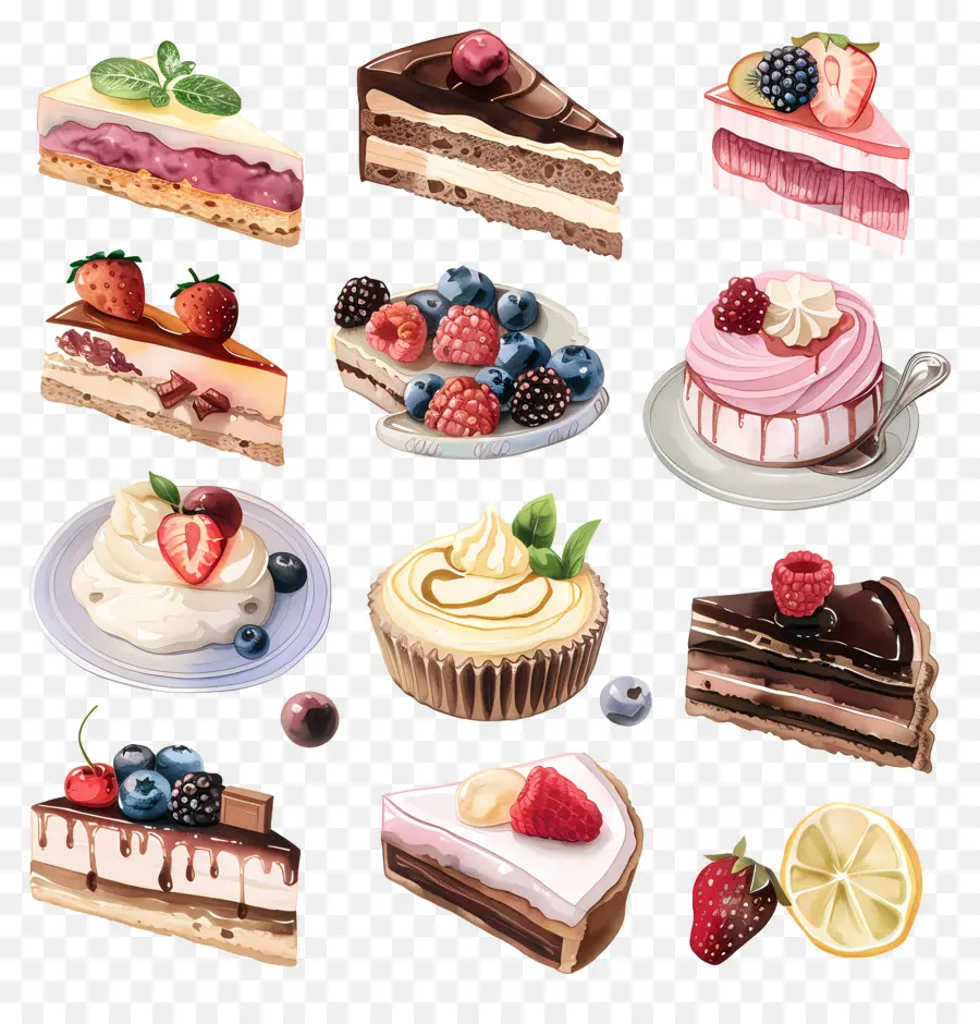 Postres，Pastel PNG