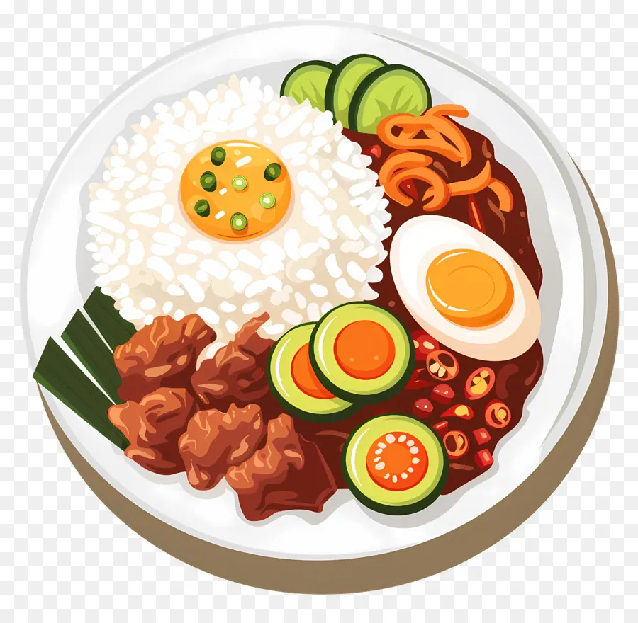 Nasi Lemak，El Pollo Frito PNG