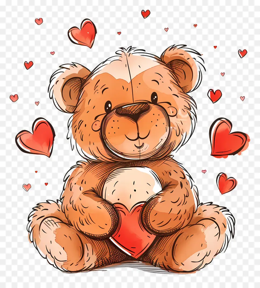 Osito De Peluche，El Día De San Valentín PNG