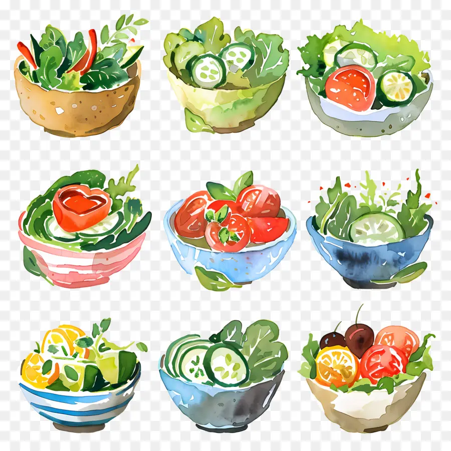 Ensaladas，Frutas PNG