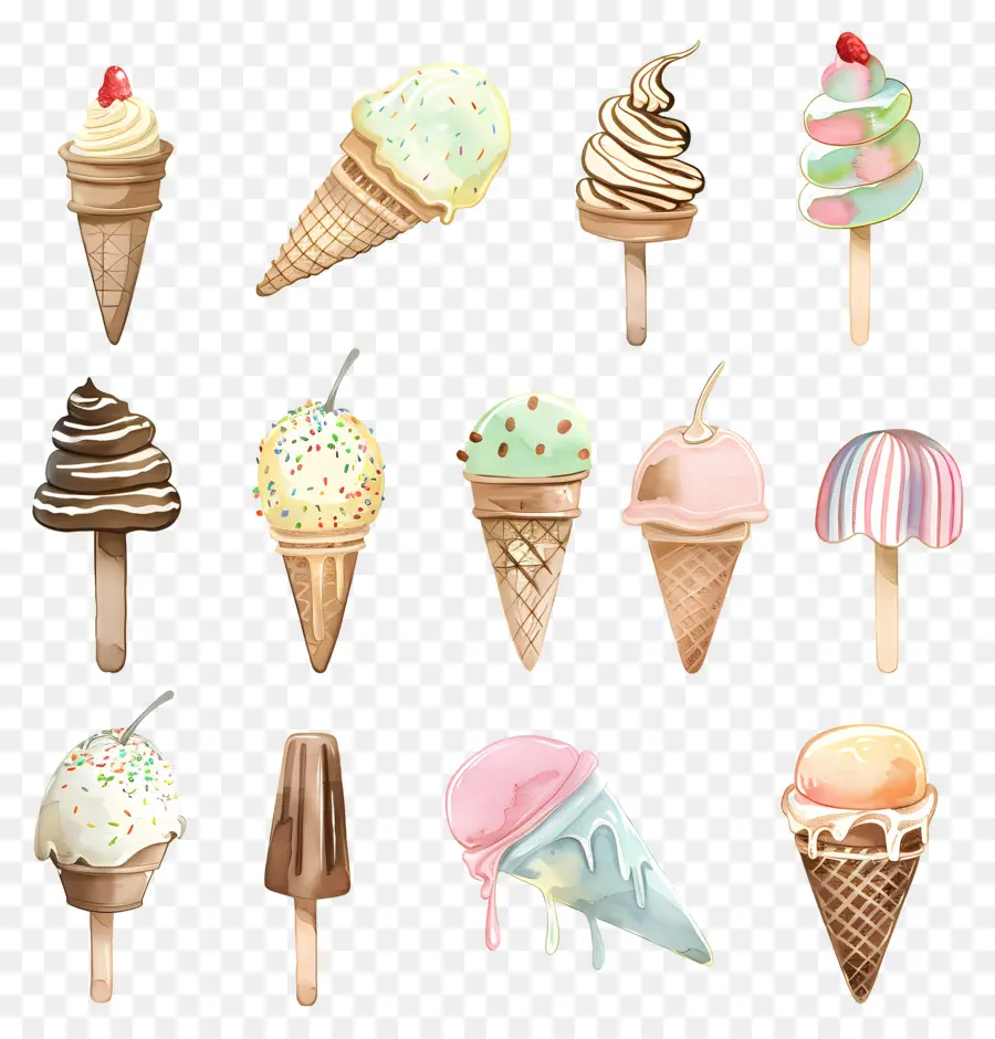 Helado，Chocolate PNG