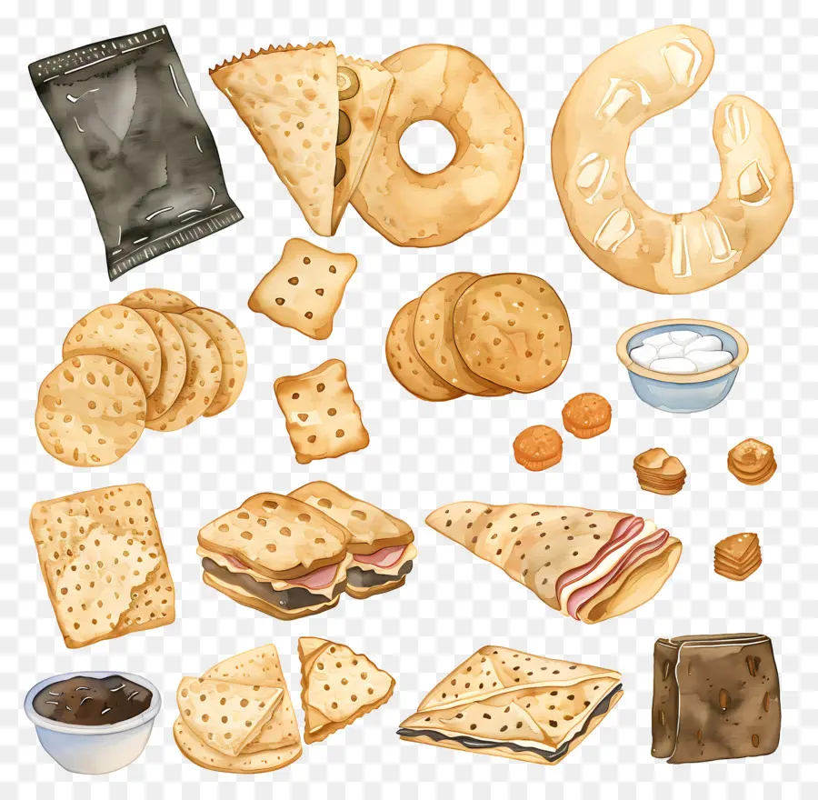 Aperitivos，Galletas PNG