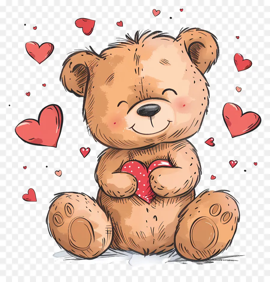 Osito De Peluche，El Día De San Valentín PNG