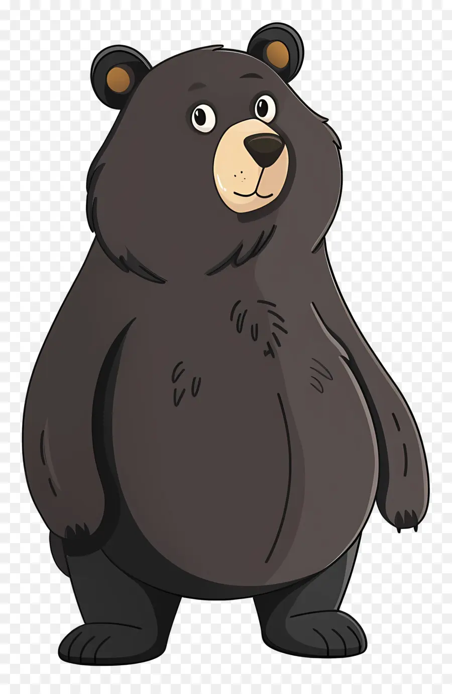 Cartoon Bear，El Oso Negro PNG