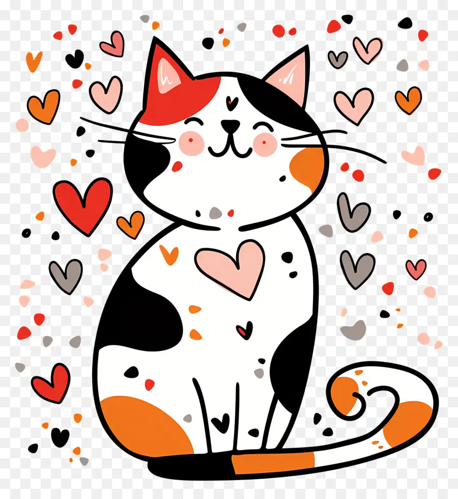 Gato，El Día De San Valentín PNG