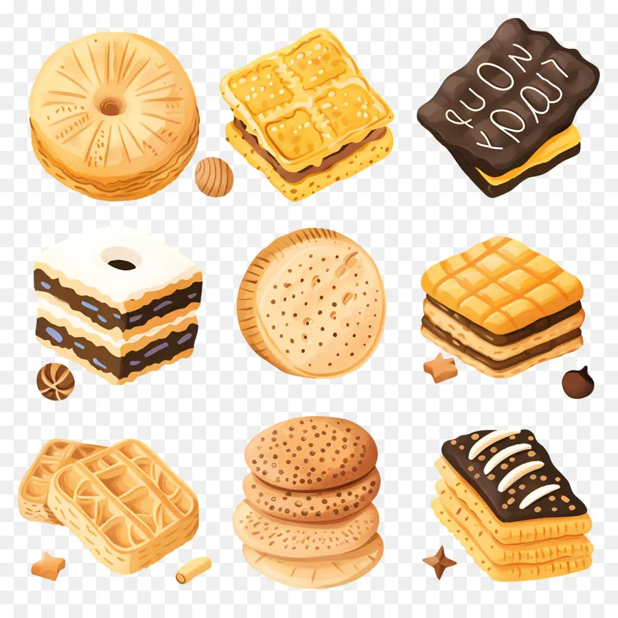 Galletas，Los Productos Horneados PNG