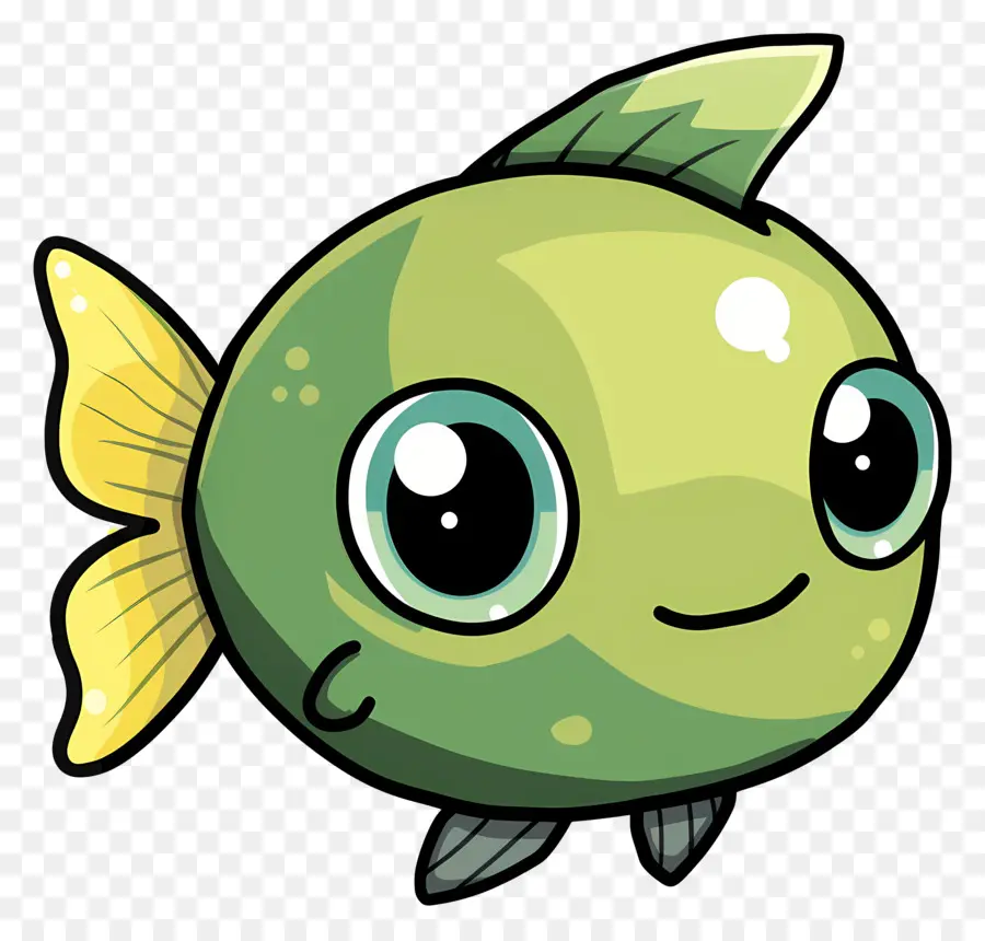 Lindo Pescado，Dibujos Animados De Pescado PNG