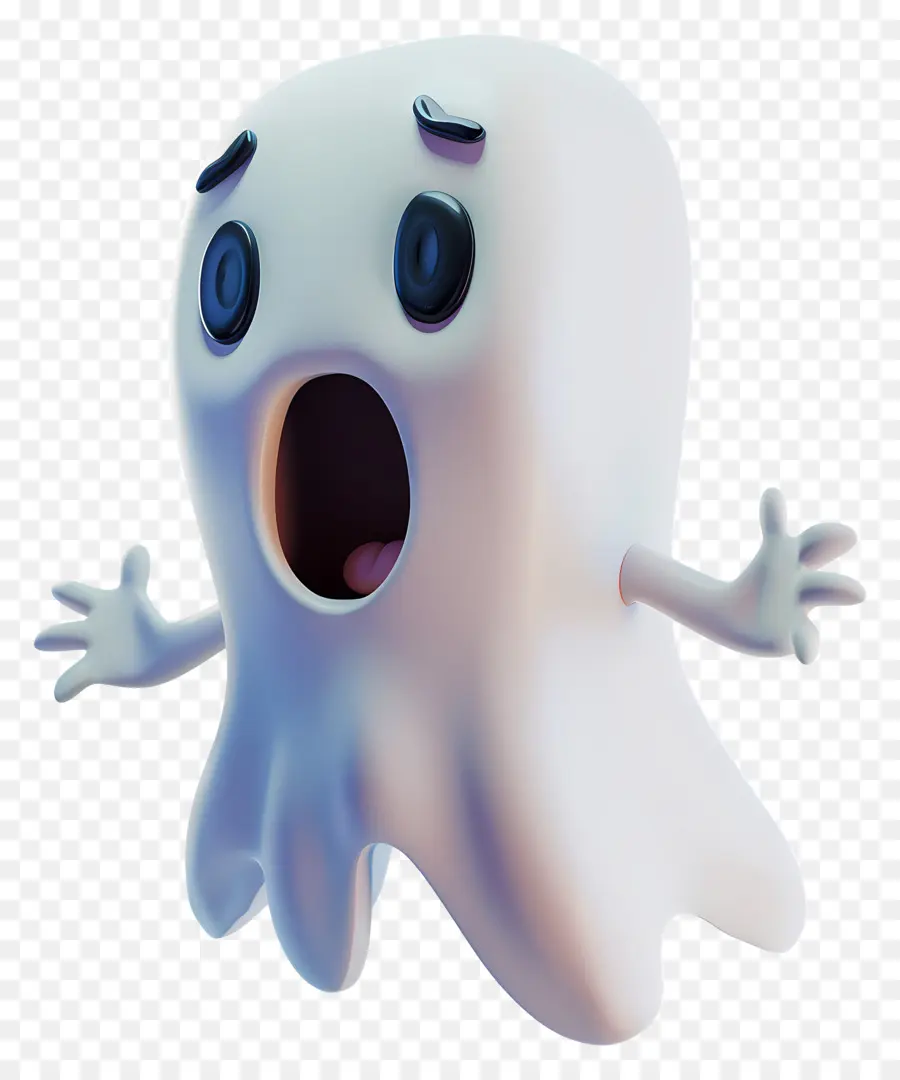 3d Fantasma Asustado，Fantasma PNG