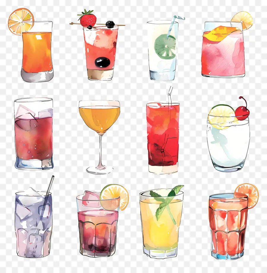 Beverages，Cócteles PNG