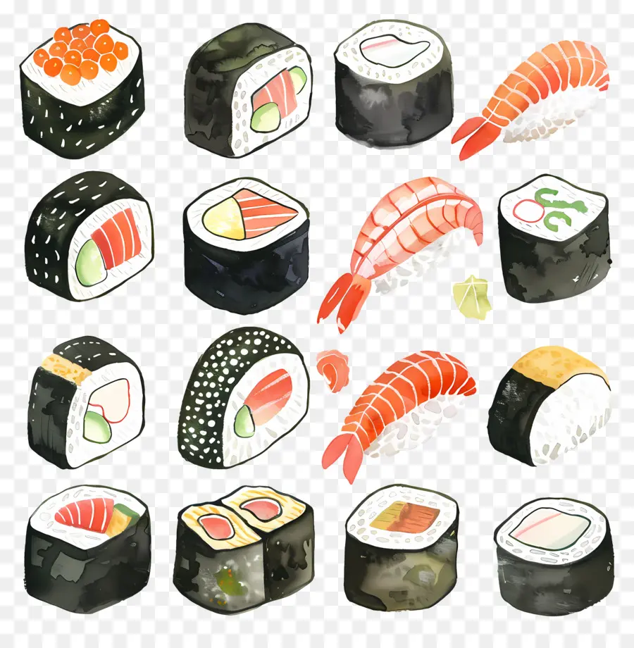 Sushi，Rollos PNG