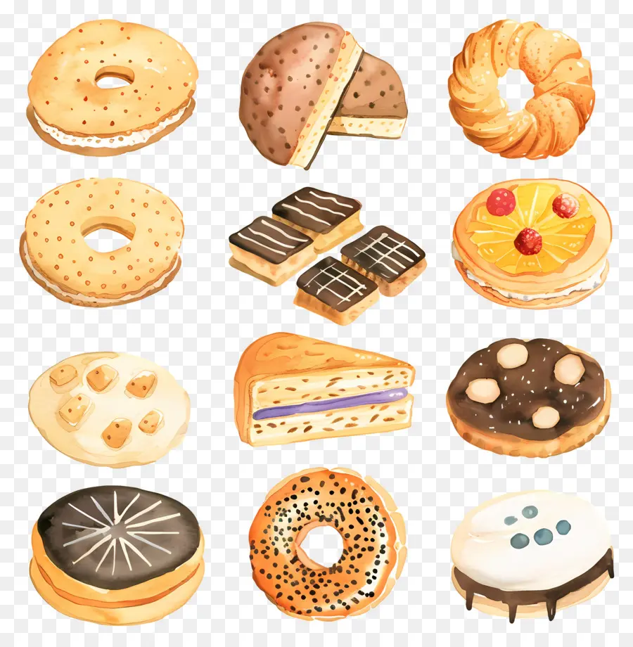 Galletas，Pasteles PNG