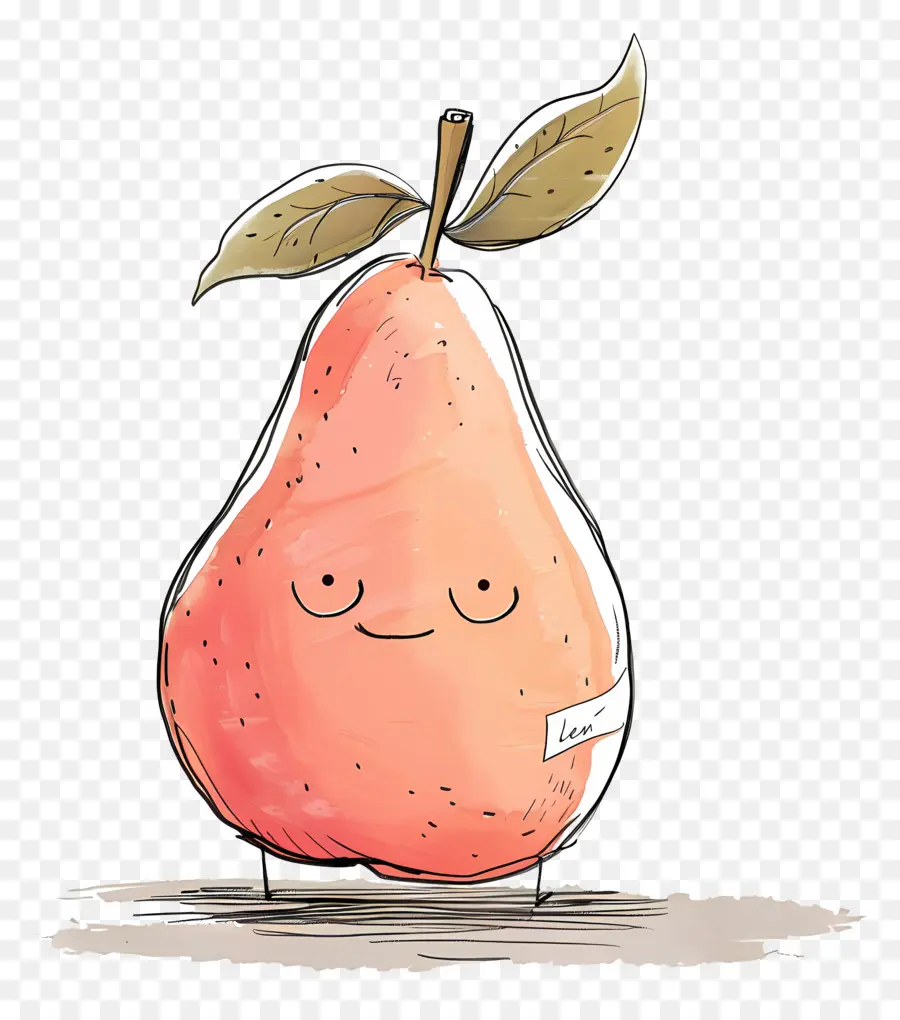 Dibujos Animados De Pera，Linda Ilustración De Frutas PNG