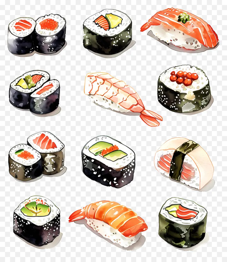 Sushi，Rollos PNG