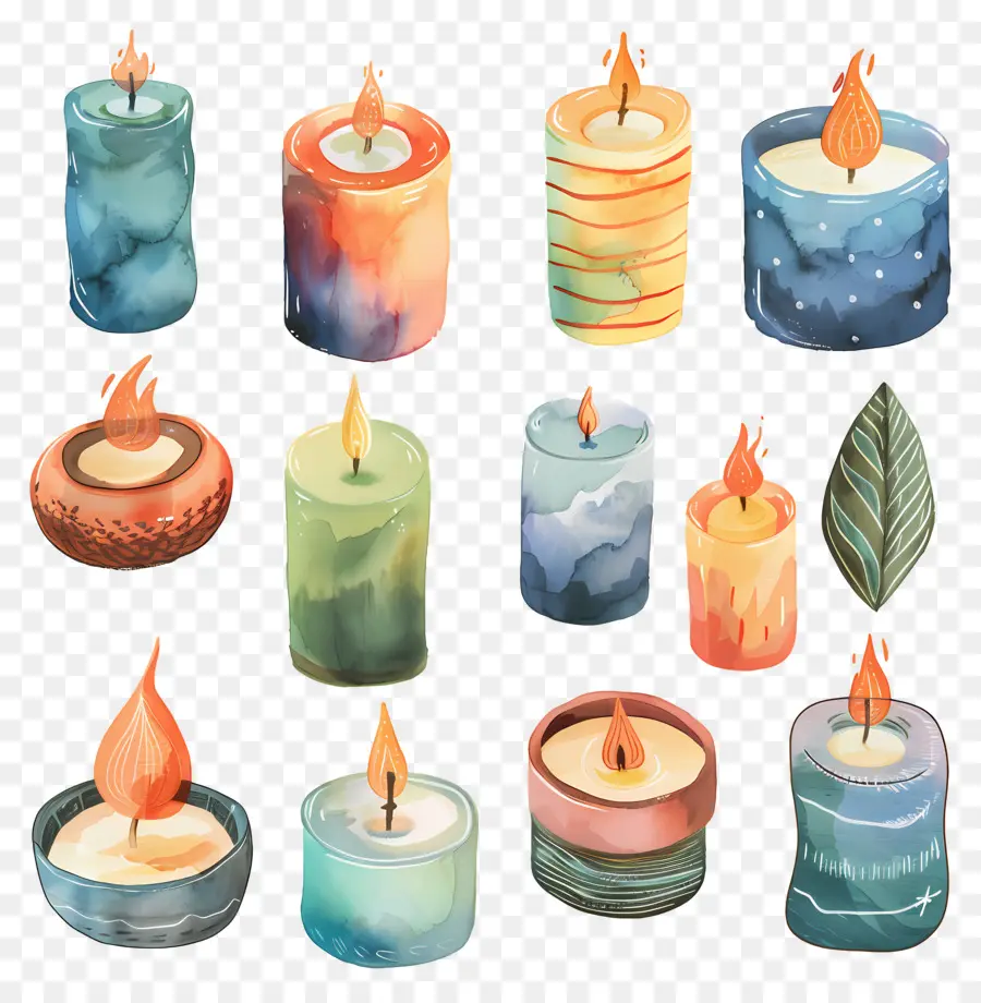 Velas，Velas Decorativas PNG