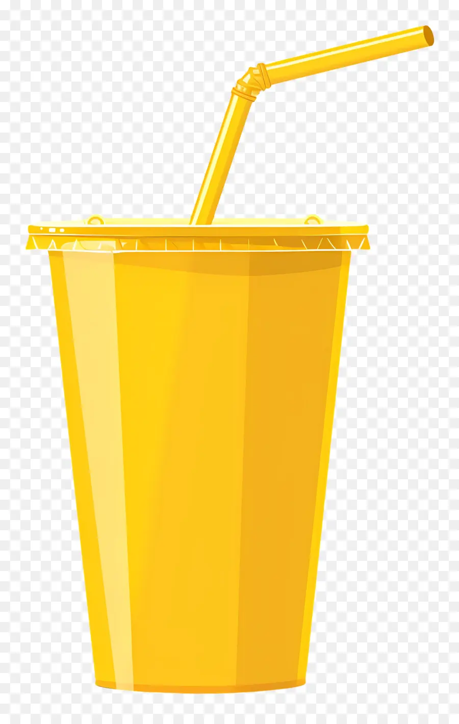 Copa Desechable，Taza De Plástico Amarillo PNG