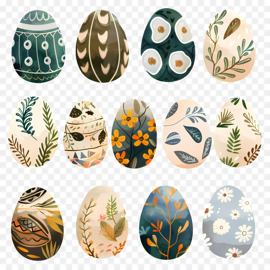 Los Huevos De Pascua，Huevos Decorados PNG