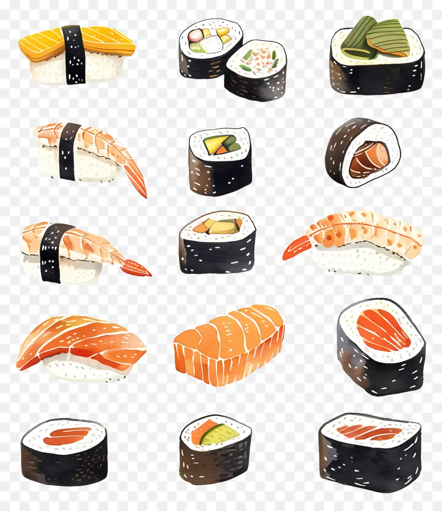 Sushi，Salmón PNG