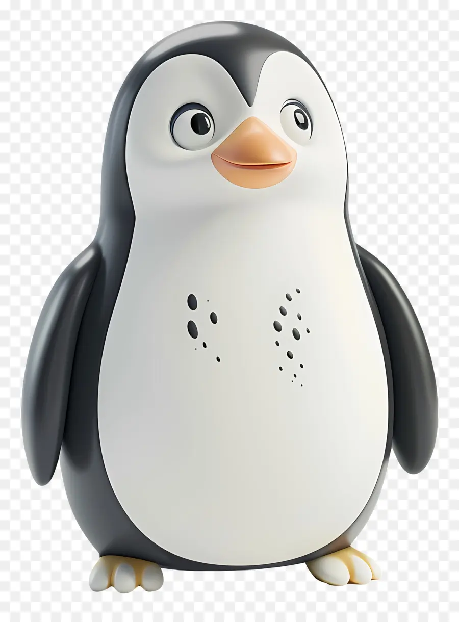 Little Penguin 3d，Pingüino PNG