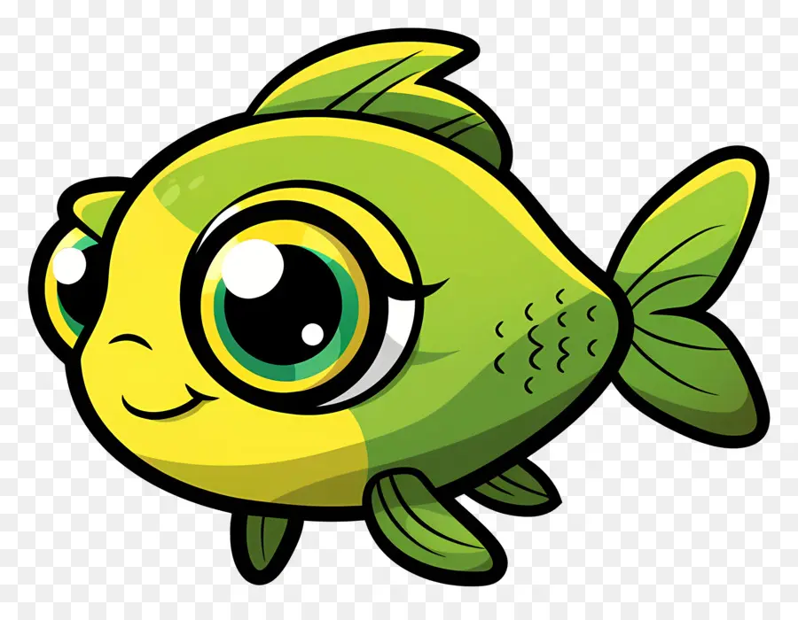 Lindo Pescado，Dibujos Animados De Pescado PNG