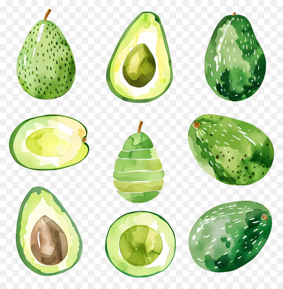 Aguacate，La Fruta PNG