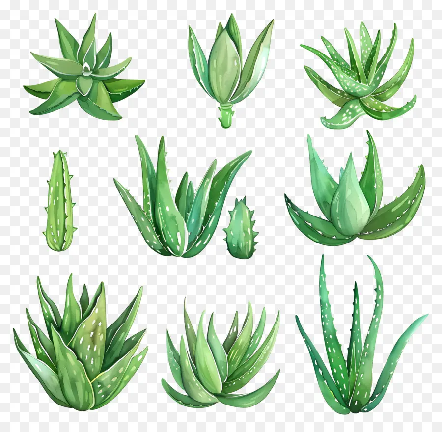 Aloe Vera，Las Plantas PNG