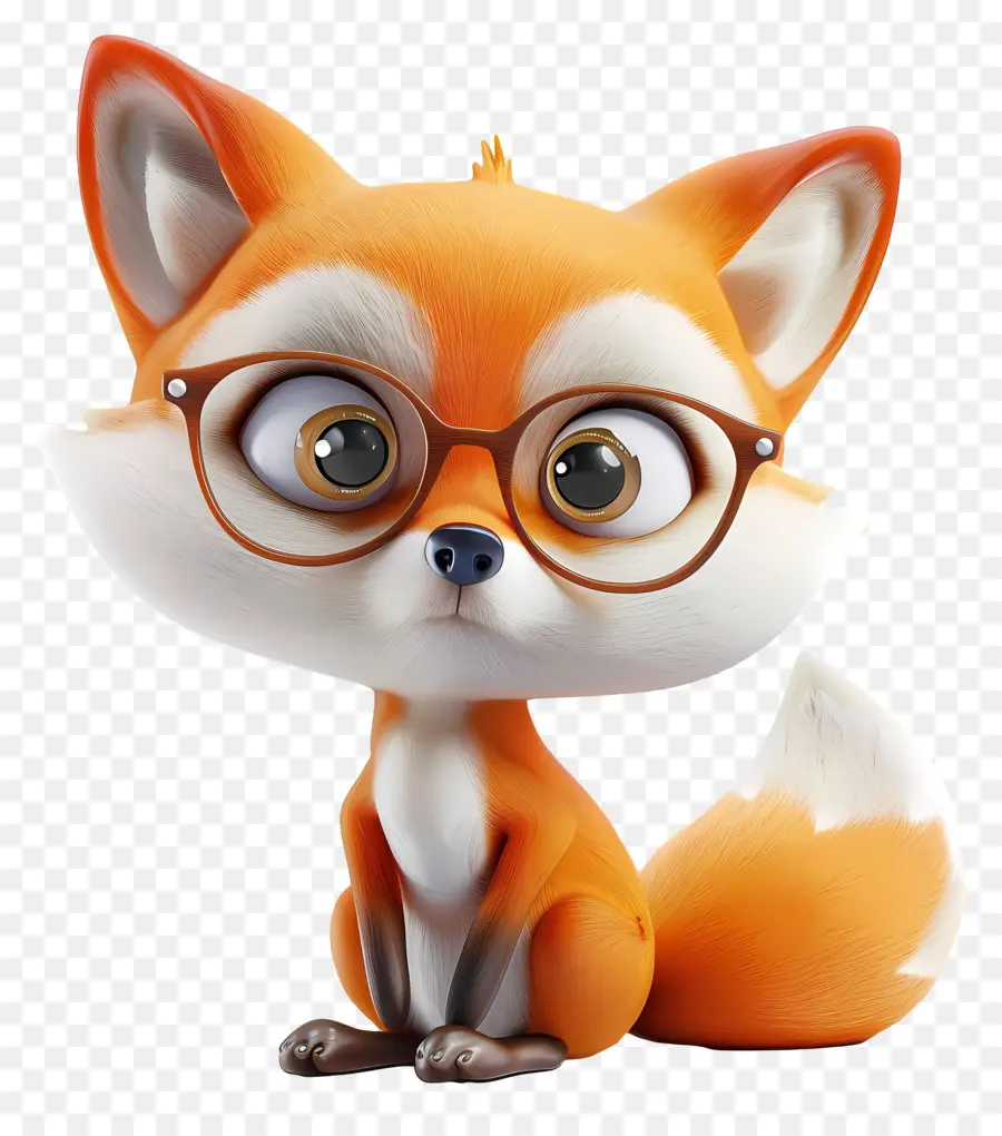 Little Fox 3d，Fox PNG