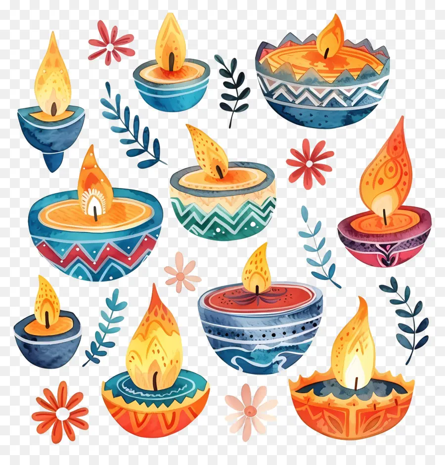 Diwali，Diya PNG