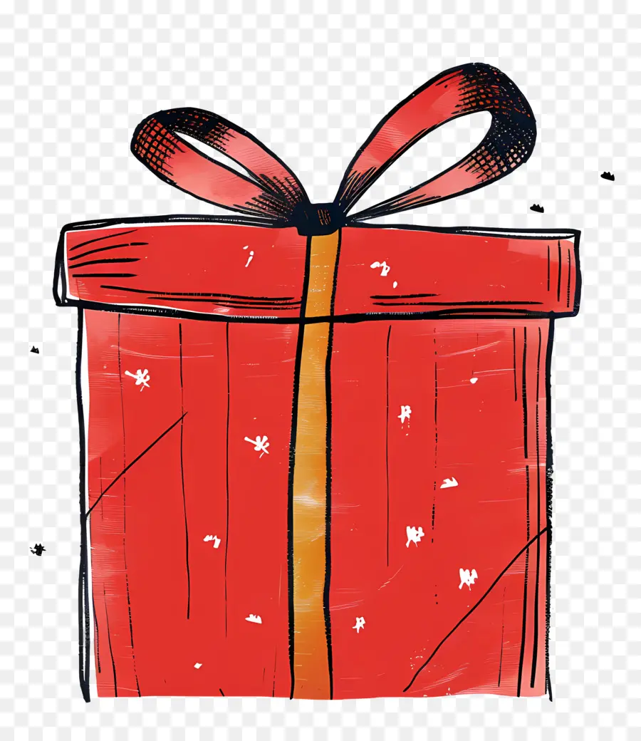 Rojo De Regalo，Rojo De La Caja De Regalo PNG