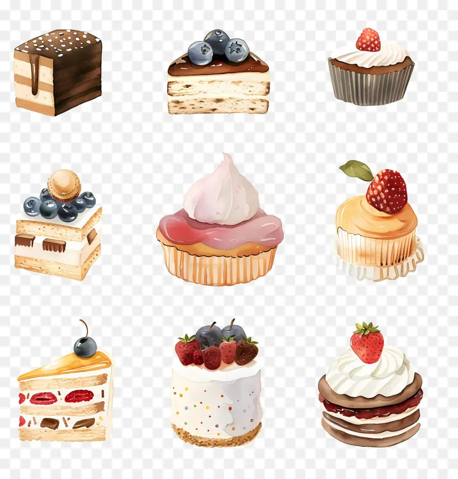 De Postre，Pastel PNG