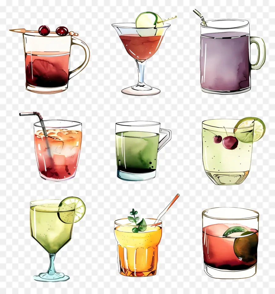 Beverages，Cócteles PNG