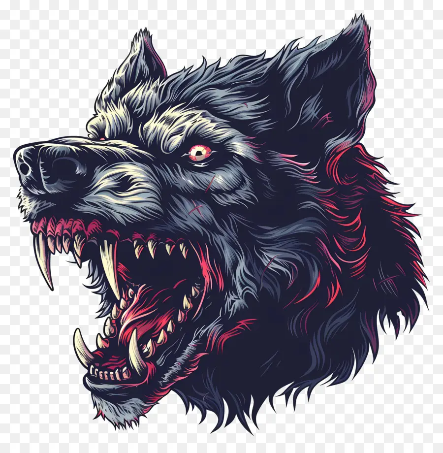 Cabeza De Hombre Lobo，Lobo PNG