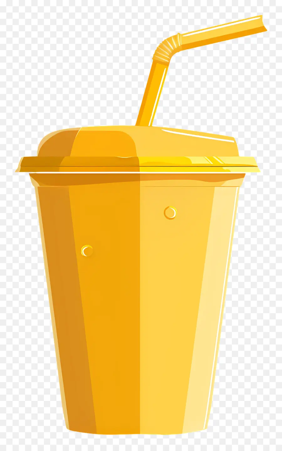 Copa Desechable，Taza De Plástico Amarillo PNG