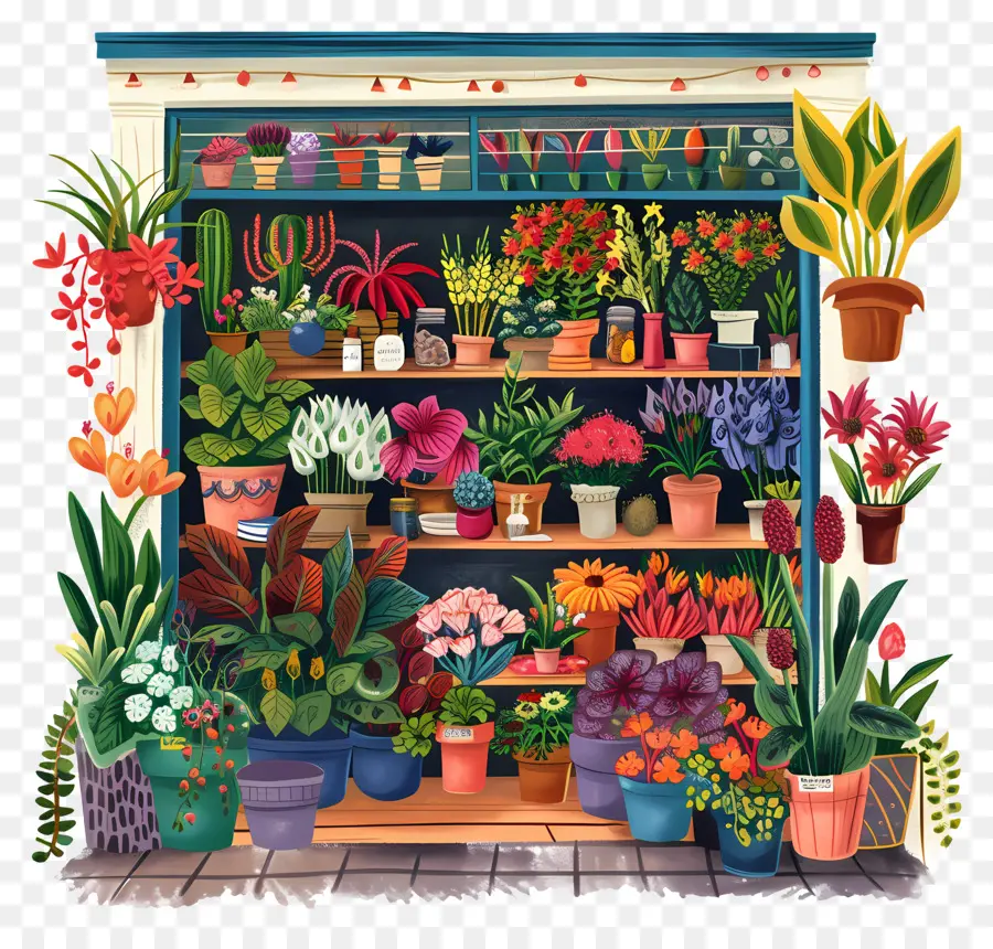 Tienda De Flores，Las Plantas De Interior PNG