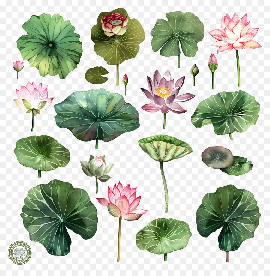 Lotus，Los Lirios De Agua PNG