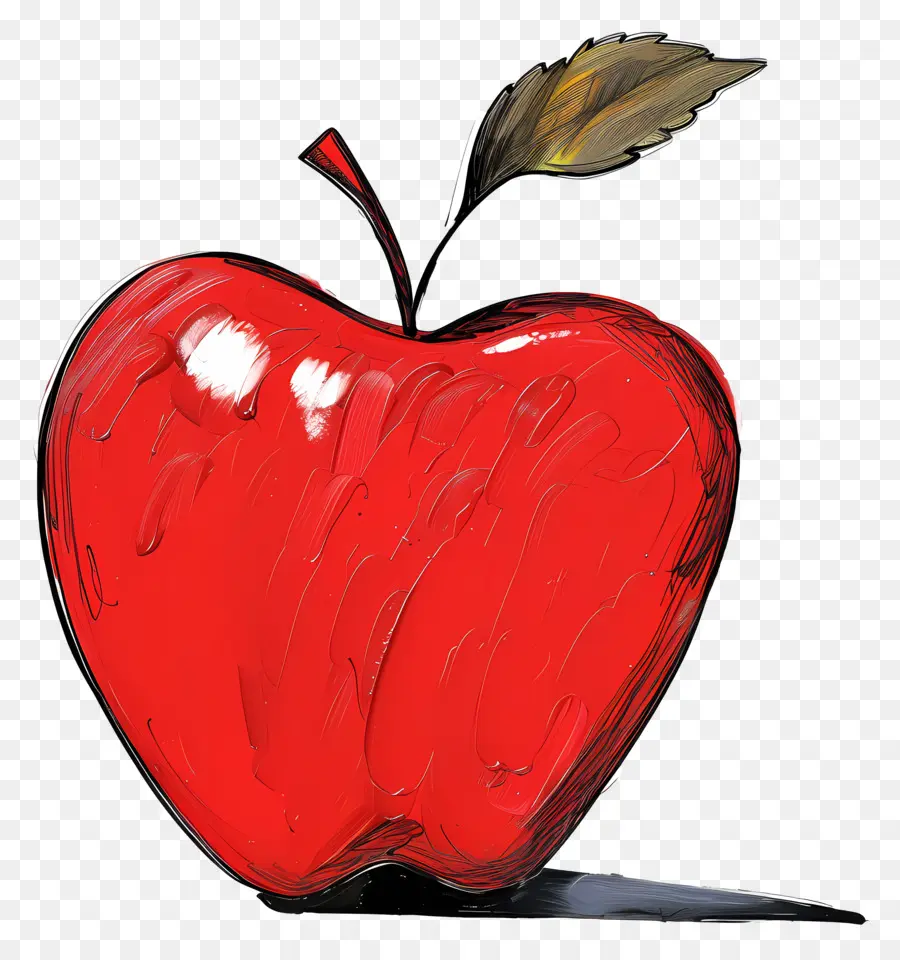 Dibujos Animados De Apple，Manzana Roja PNG