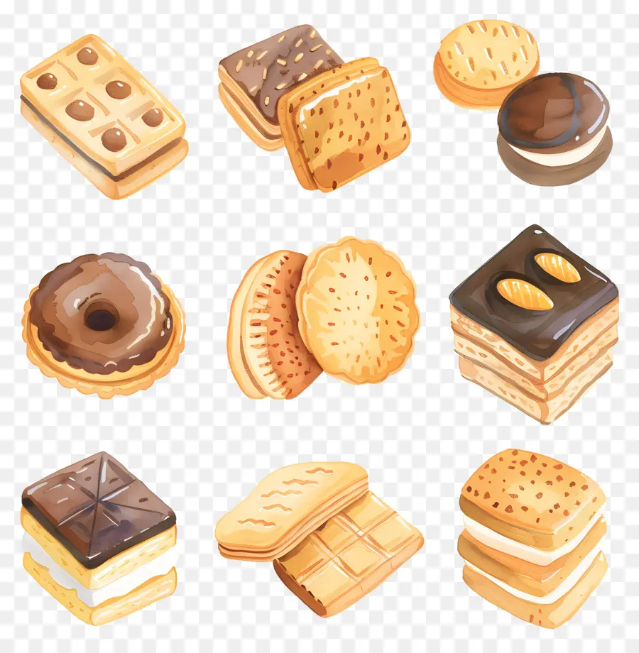 Galletas，La Comida Ilustración PNG