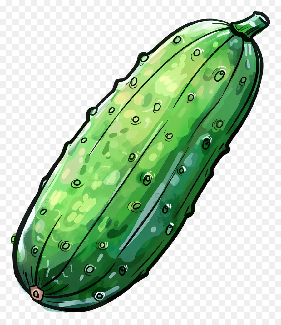 Pepino Verde，Pepino PNG