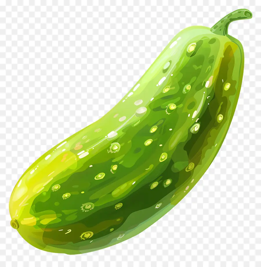 Pepino Verde，Pepino PNG