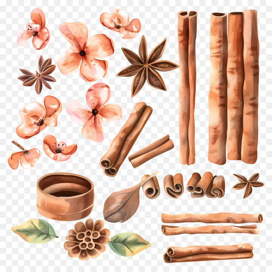 Canela，Especias PNG