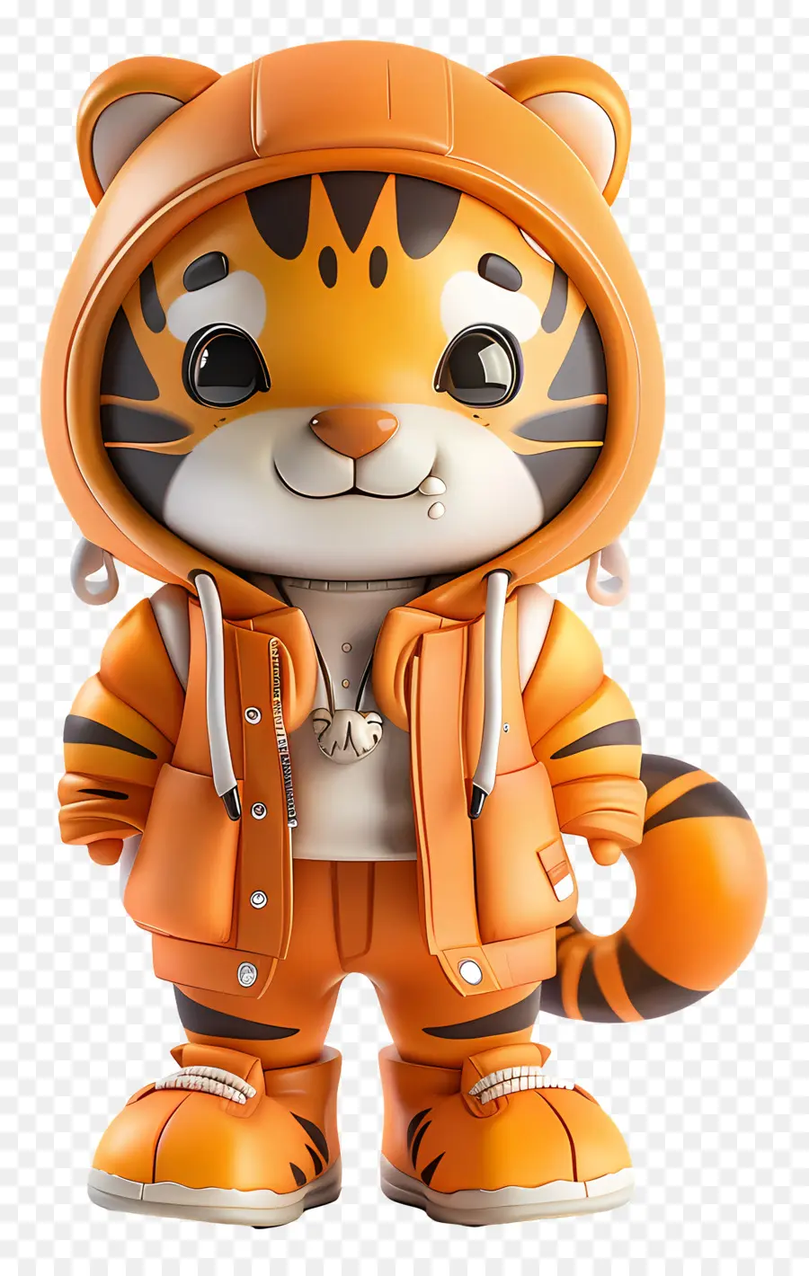 3d Tiger，Cartoon Tiger PNG