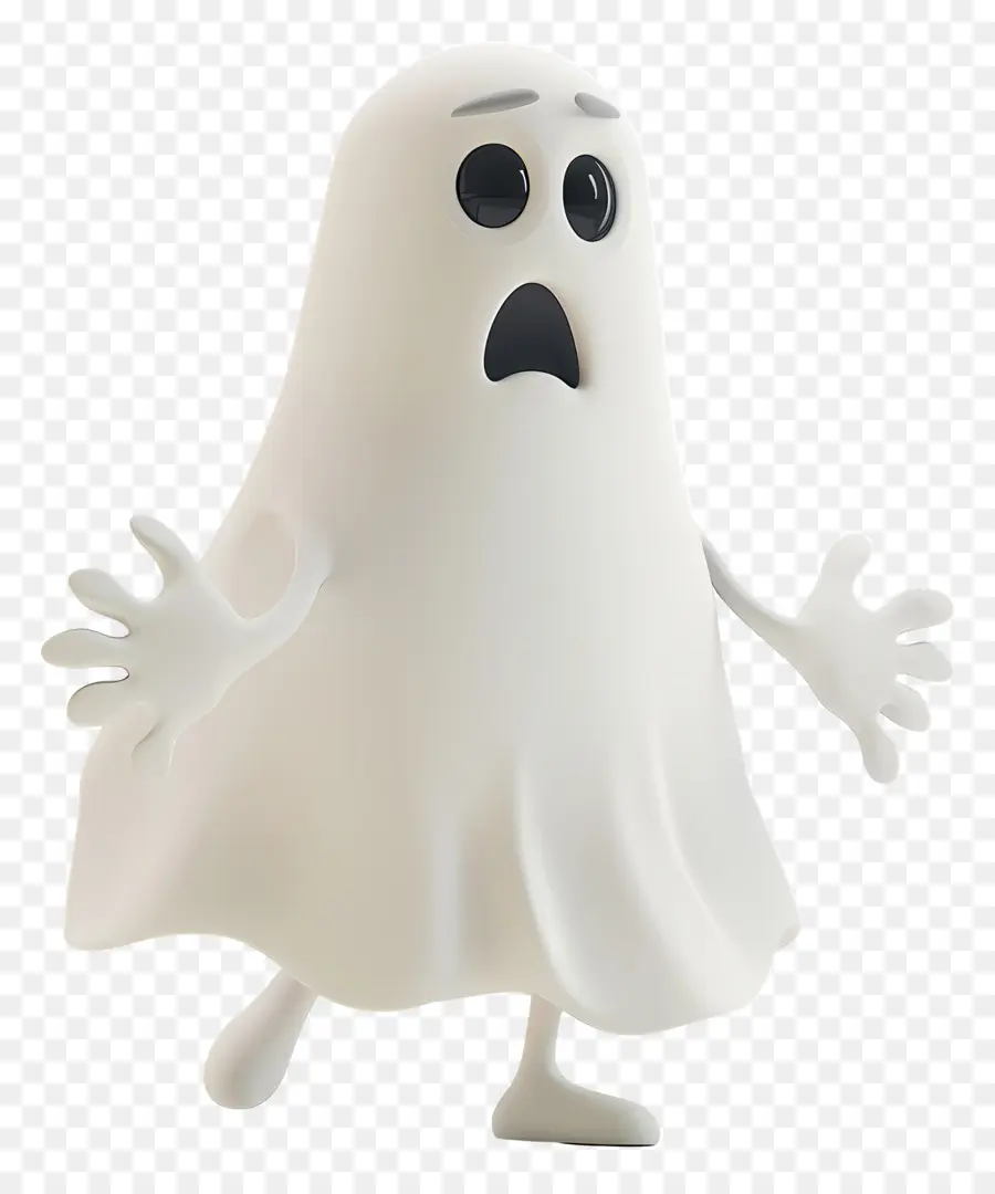 3d Fantasma Asustado，Fantasma PNG