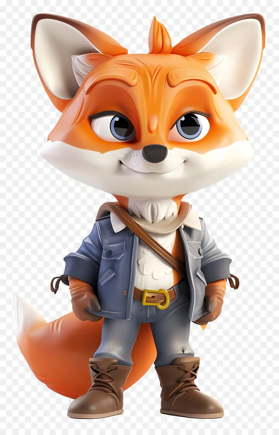 Little Fox 3d，Personaje De Dibujos Animados De Zorro PNG