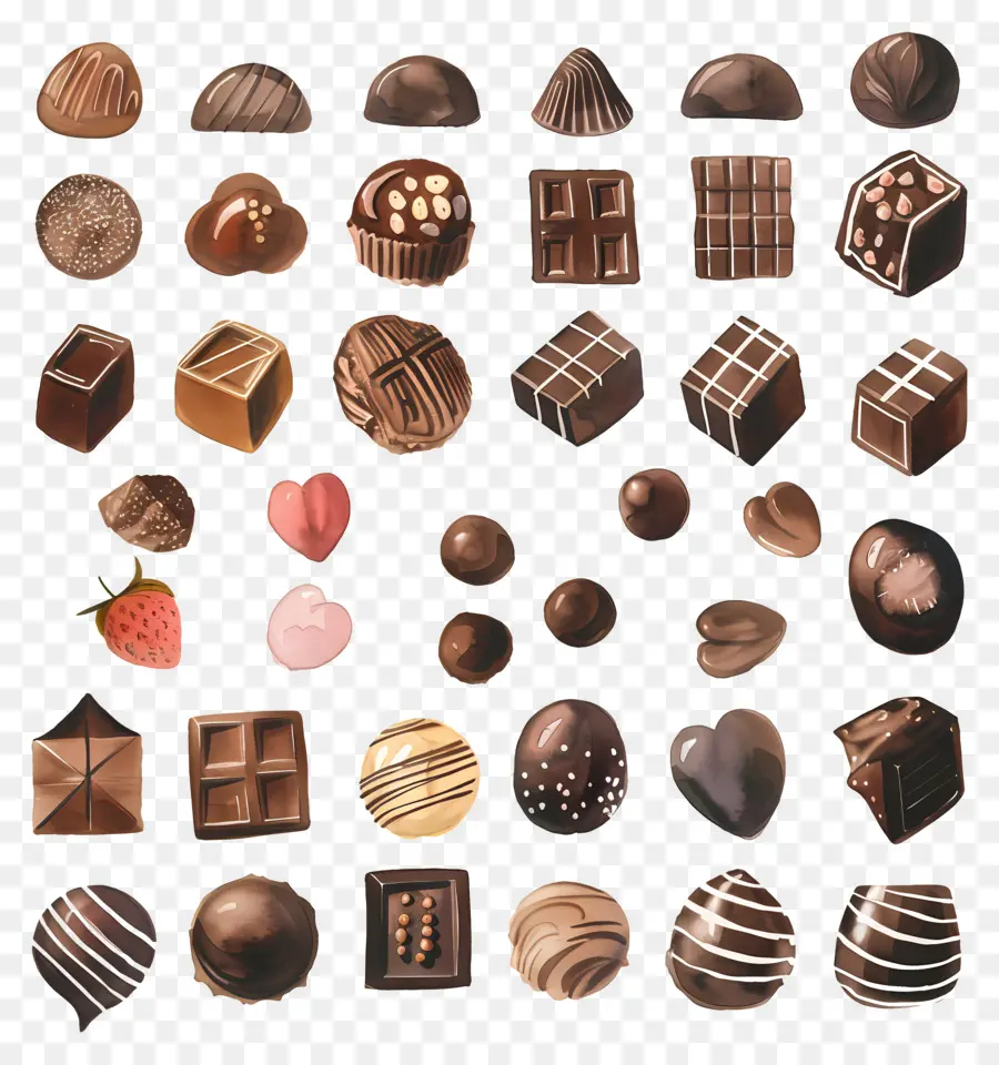 Bombones，Chocolates Surtidos PNG