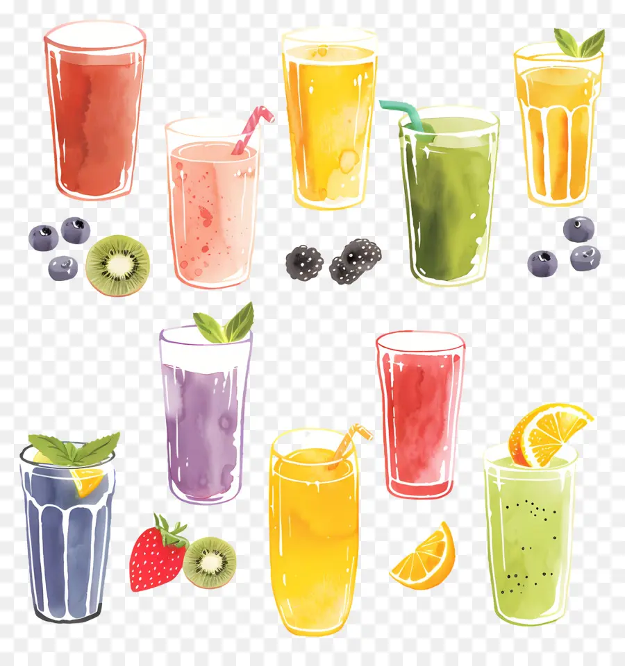 Batidos，Los Zumos De Frutas PNG