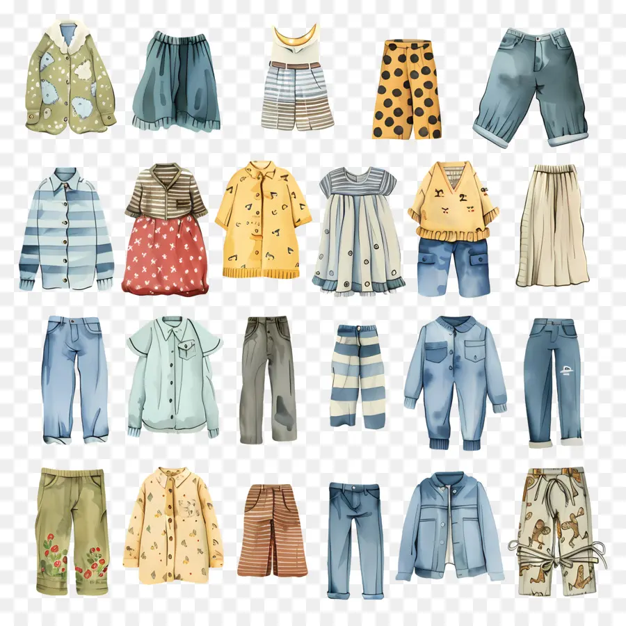 Clothes，Ropa De Mezclilla PNG