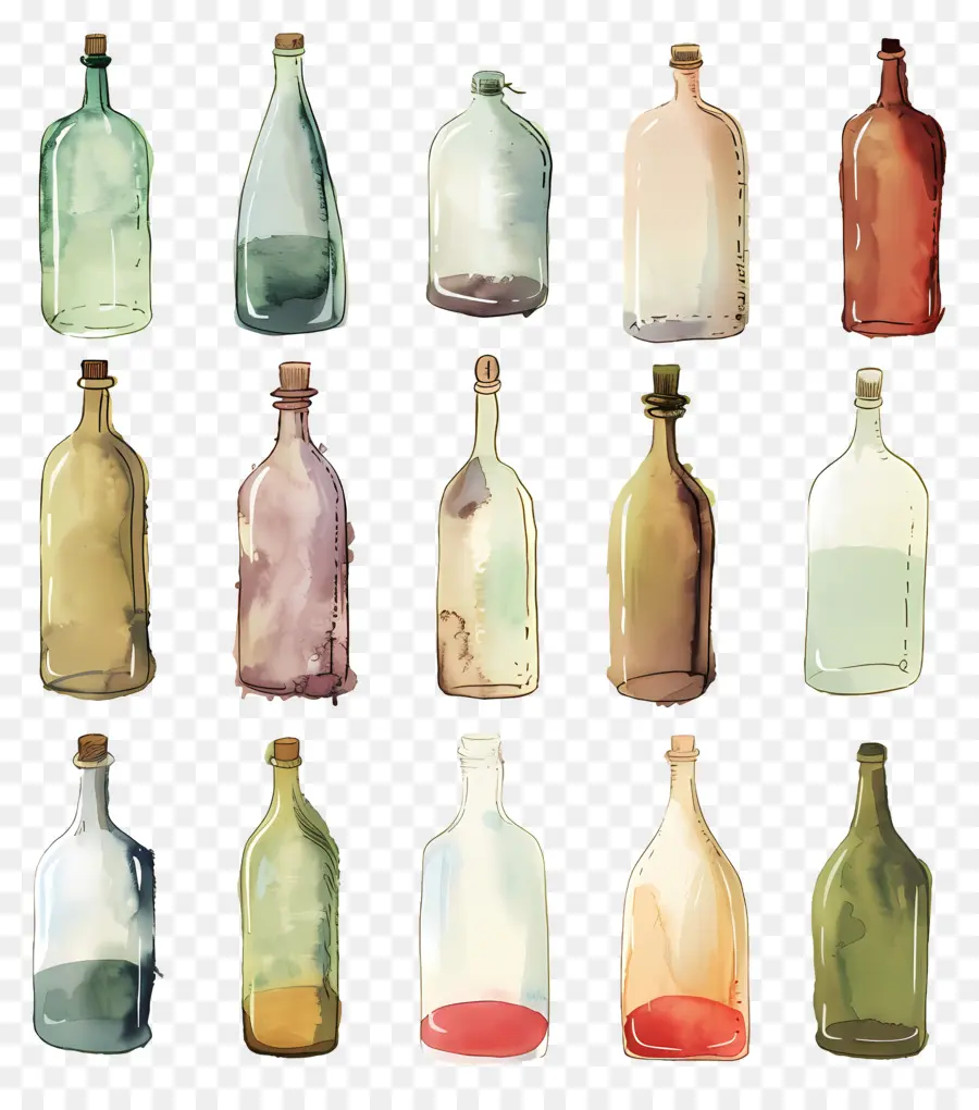 Botella，Las Botellas De Vino PNG